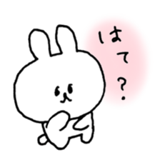 cute rabbit friends sticker #12447487