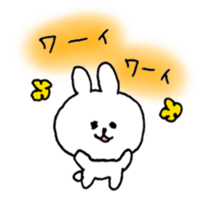 cute rabbit friends sticker #12447489