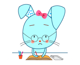 Pearl Rabbit Animated sticker #12447495