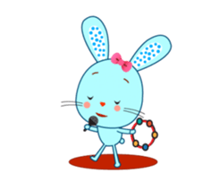 Pearl Rabbit Animated sticker #12447498