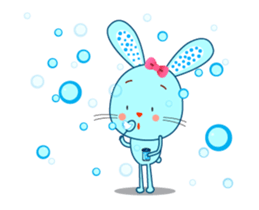Pearl Rabbit Animated sticker #12447500