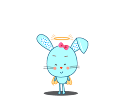 Pearl Rabbit Animated sticker #12447501