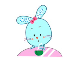 Pearl Rabbit Animated sticker #12447504