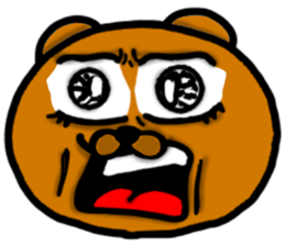 Lazy bear--4 sticker #12447642