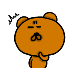 Lazy bear--4 sticker #12447643