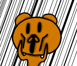 Lazy bear--4 sticker #12447647