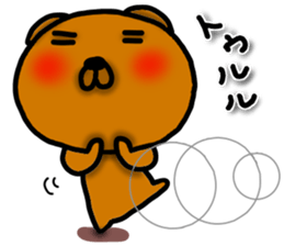 Lazy bear--4 sticker #12447656