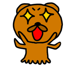 Lazy bear--4 sticker #12447659