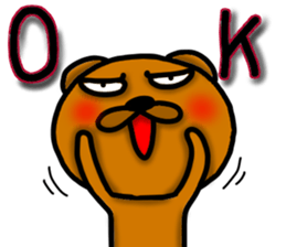 Lazy bear--4 sticker #12447667