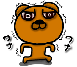 Lazy bear--4 sticker #12447674