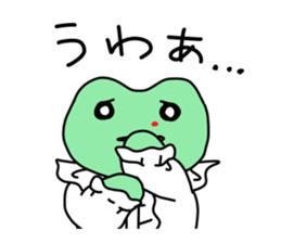 Nosebleed frog "RURU"4 sticker #12447862