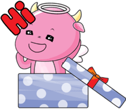 An Angel Calf's Story, the 10th Day sticker #12448077