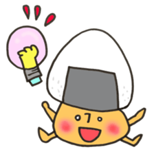 I'll play with Mr. rice-ball mushroom. sticker #12448284