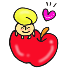 I'll play with Mr. rice-ball mushroom. sticker #12448285