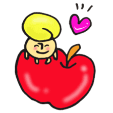 I'll play with Mr. rice-ball mushroom. sticker #12448285