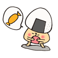 I'll play with Mr. rice-ball mushroom. sticker #12448287