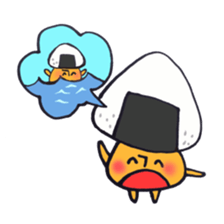 I'll play with Mr. rice-ball mushroom. sticker #12448295