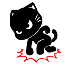 mew mew blacky 6 sticker #12448425