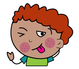 Brown Boy Daily sticker #12448530