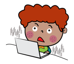 Brown Boy Daily sticker #12448531