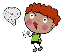 Brown Boy Daily sticker #12448536