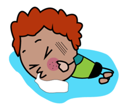 Brown Boy Daily sticker #12448541