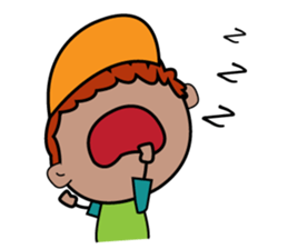 Brown Boy Daily sticker #12448544