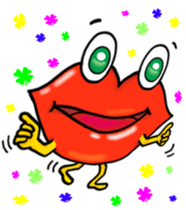 Lips monster 2 sticker #12449641