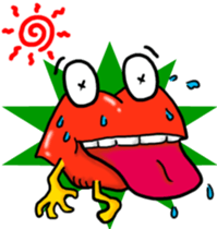 Lips monster 2 sticker #12449642