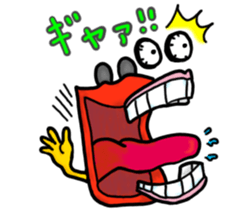 Lips monster 2 sticker #12449645