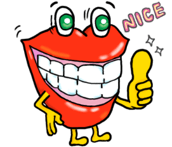 Lips monster 2 sticker #12449649