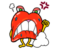 Lips monster 2 sticker #12449651