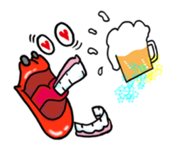 Lips monster 2 sticker #12449659