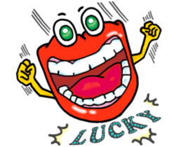 Lips monster 2 sticker #12449667