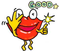 Lips monster 2 sticker #12449668