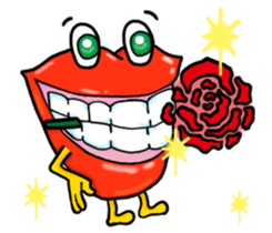 Lips monster 2 sticker #12449672
