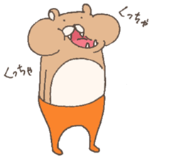 The bear in tights sticker #12449798