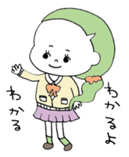 Japanese school girls sticker #12450127