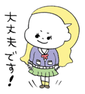 Japanese school girls sticker #12450129