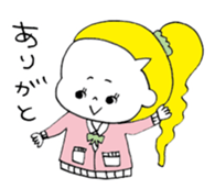 Japanese school girls sticker #12450130