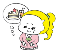 Japanese school girls sticker #12450135