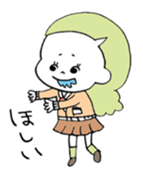 Japanese school girls sticker #12450137