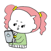 Japanese school girls sticker #12450138