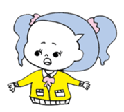 Japanese school girls sticker #12450142