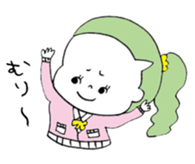 Japanese school girls sticker #12450143