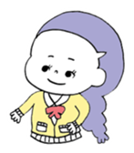 Japanese school girls sticker #12450149