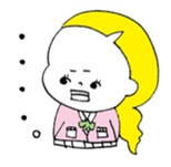 Japanese school girls sticker #12450153