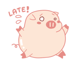 My Cute Lovely Pig, Animated 3 sticker #12450186