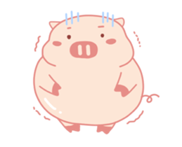 My Cute Lovely Pig, Animated 3 sticker #12450195