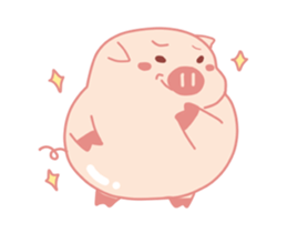 My Cute Lovely Pig, Animated 3 sticker #12450205